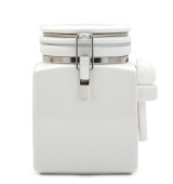 square canister M with ceramic spoon